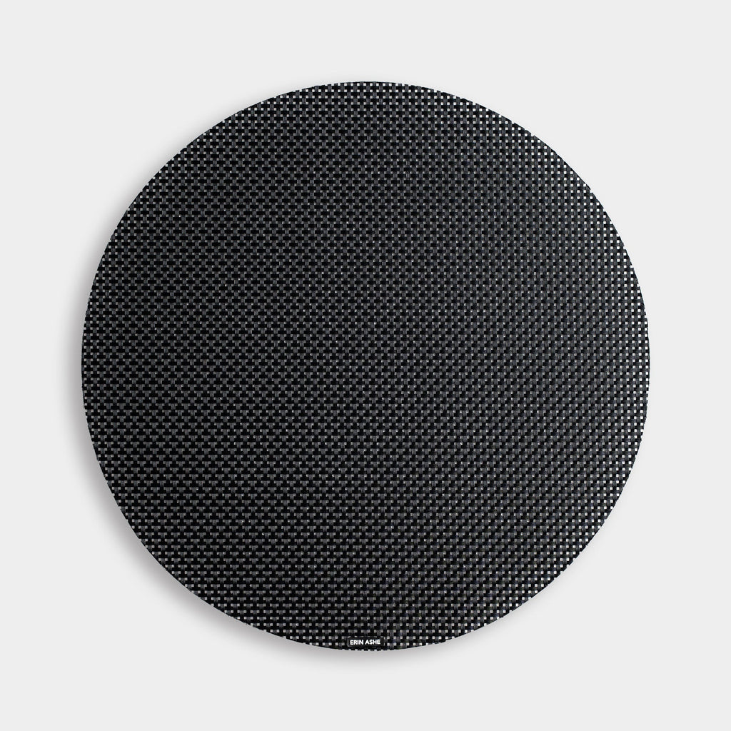 Small Weave Vinyl Placemats - Round (Qty 10)