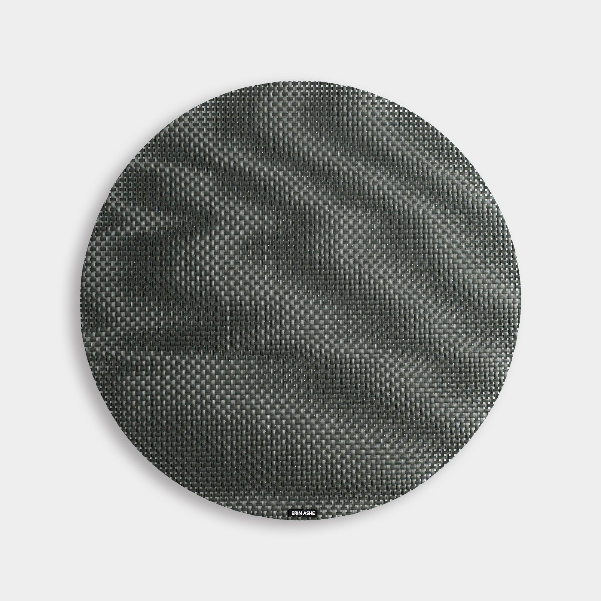 Small Weave Vinyl Placemats – Round