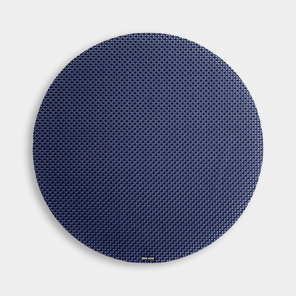 Small Weave Vinyl Placemats - Round (Qty 10)