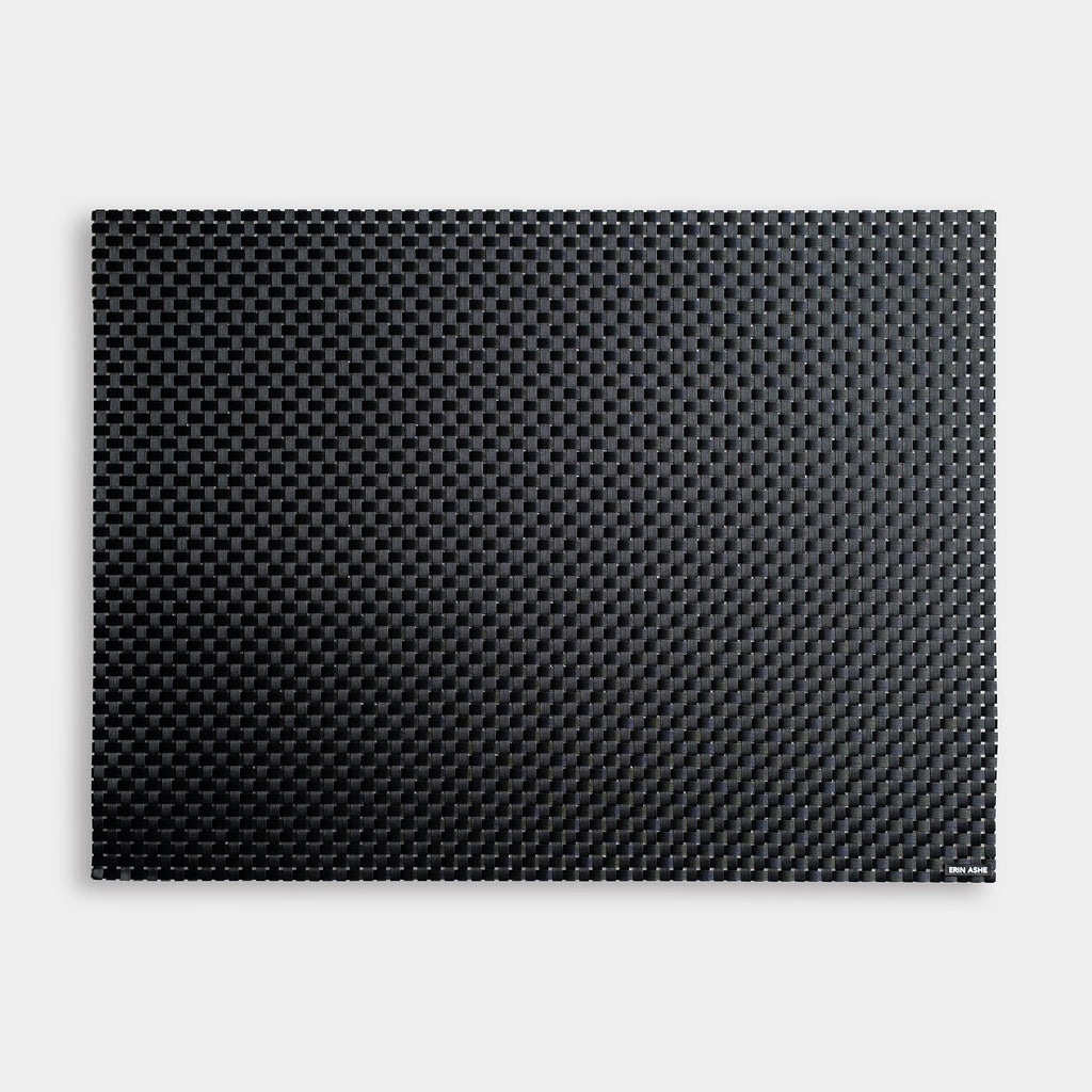 Large Weave Vinyl Placemats - Rectangular