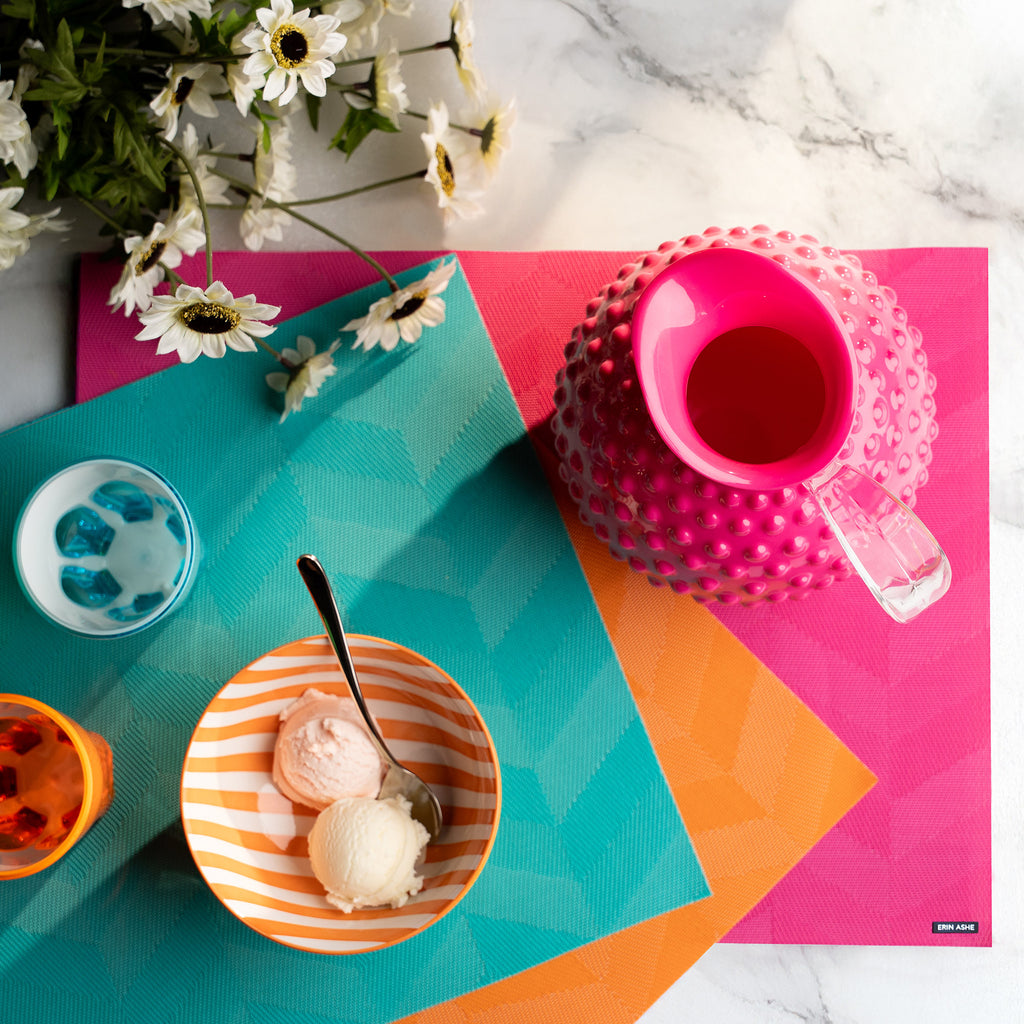 Tight Weave Vinyl Placemats - Rectangular (Qty 10)