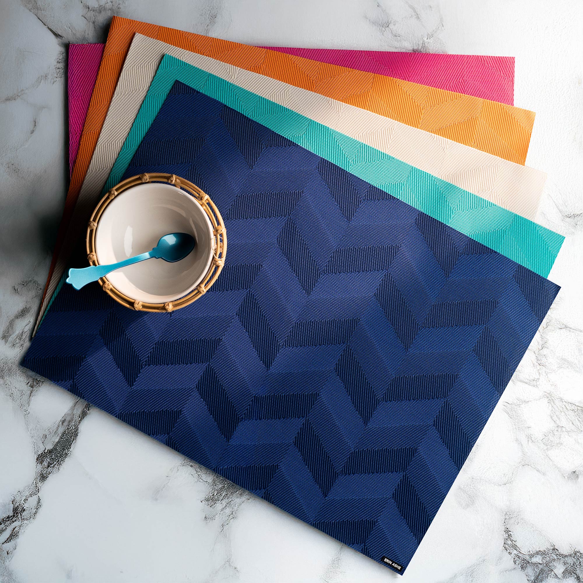 Tight Weave Vinyl Placemats - Rectangular